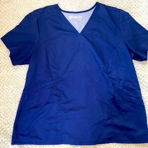 Grey’s Anatomy by Barco 3 XL Navy Women’s Scrub Top gently used